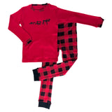 Kids Red 2 Piece Pyjama Set