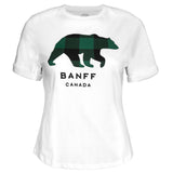 Ladies Green Bear T-Shirt Banff