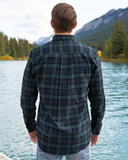 912 Men’s L/S One Pocket Black Watch Flannel Shirt