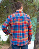 812 Orange Men's Flannel Shirt