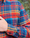 812 Orange Men's Flannel Shirt