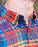 812 Orange Men's Flannel Shirt