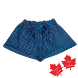 Shorts in Blue / Navy Houndstooth