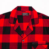 Mens 2pc. Flannel Pyjama / Red and Black Buffalo Check
