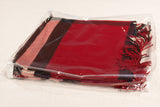 Blanket Throw in Classic Red
