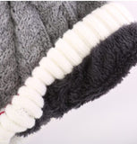 Kids Work Toque with Double Pompom