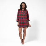 Rocky Mountain Flannel Easy Fit 2 Pc. Flannel Pyjamas in Royal Stewart Tartan Top only View