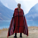 Blanket Throw in Classic Red