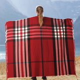 Blanket Throw in Classic Red