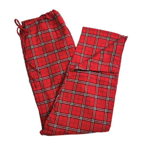 501 / Flannel Lounge Pants in Red/Orange