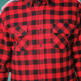 1012 - European Cut Red & Black