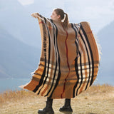 Blanket Throw in Camel