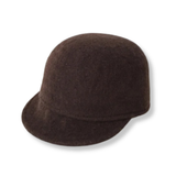 100% Wool Dome Cap - Chocolate