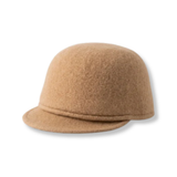 100% Wool Dome Cap - Black