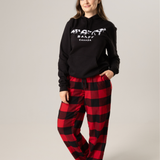 Adults Black Unisex Hoodie