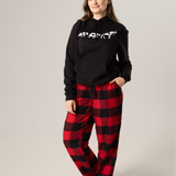 Adults Black Unisex Hoodie