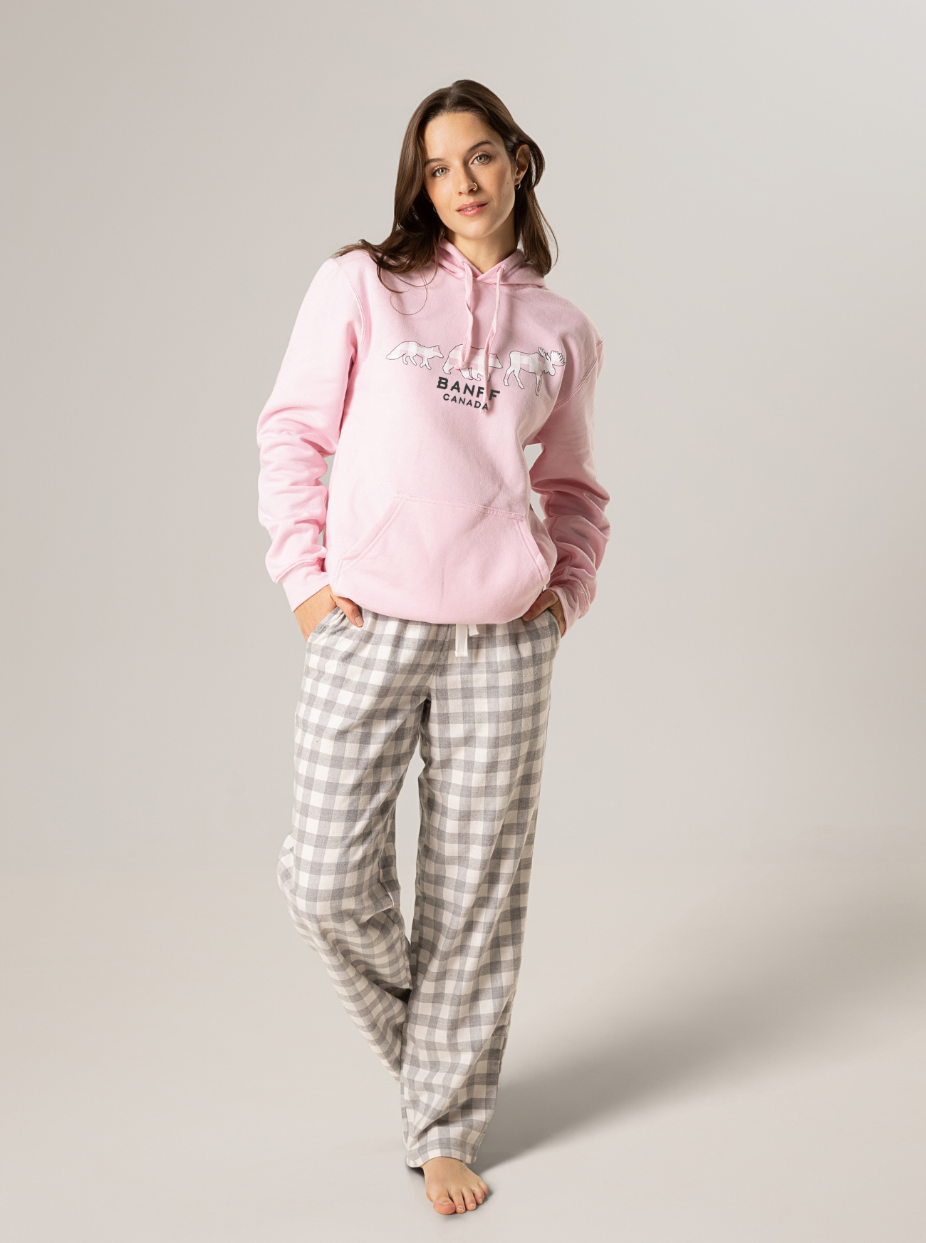 Adults Pink Unisex Hoodie