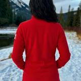 Full Zip Fitted Canadian Jacket In Red