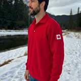 3 Button Polo In Red