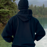 Full Zip Hoody In Black