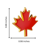 Red Maple Leaf Pin