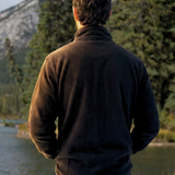 Full Zip Relaxed Jacket In Black