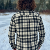 412 Men’s Black / Cream Plaid Shirt