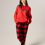 Adults Red Unisex Hoodie