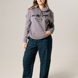 Adults Grey Unisex Hoodie