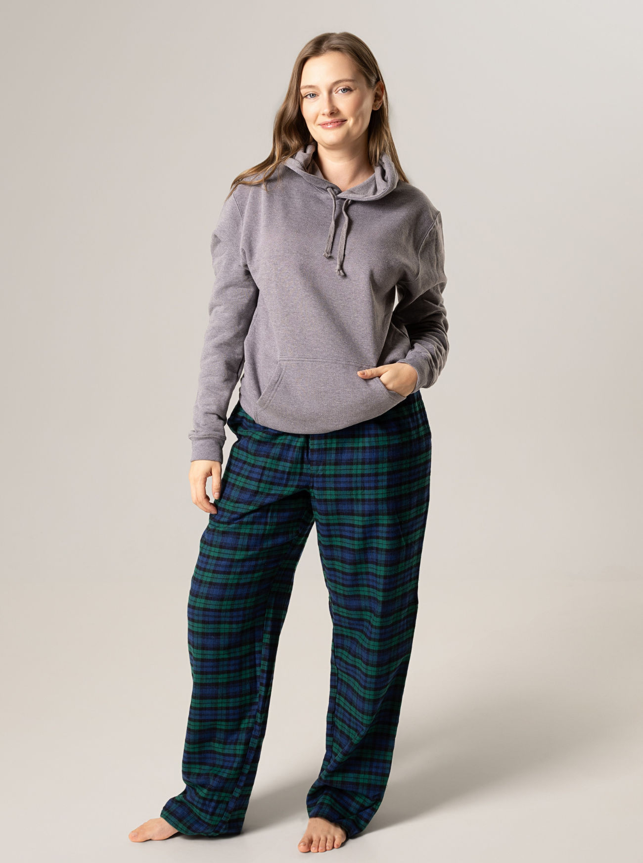 Adults Grey Unisex Hoodie