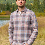 912 Men’s One Pocket Vintage Taupe with Salmon Accents