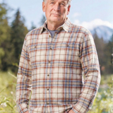 912 Shades of Beige Plaid Shirt