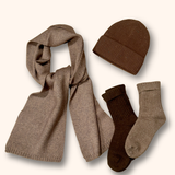 Knit Scarf - Coffee