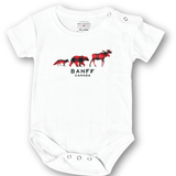 Baby White and Red 3 Animals with Banff Onesie