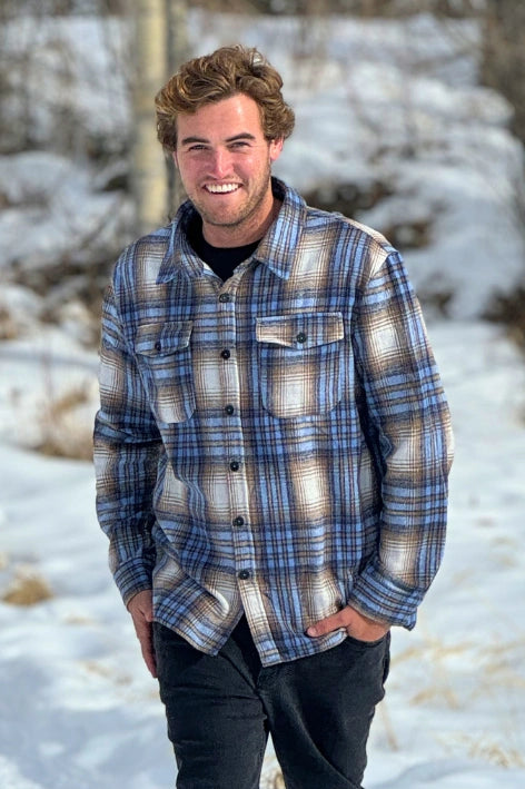 Generous men's cut. Long sleeve, long torso. It will have a dropped shoulder appearance as seen here.