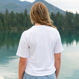 Ladies Petite Fit Red Moose T-Shirt