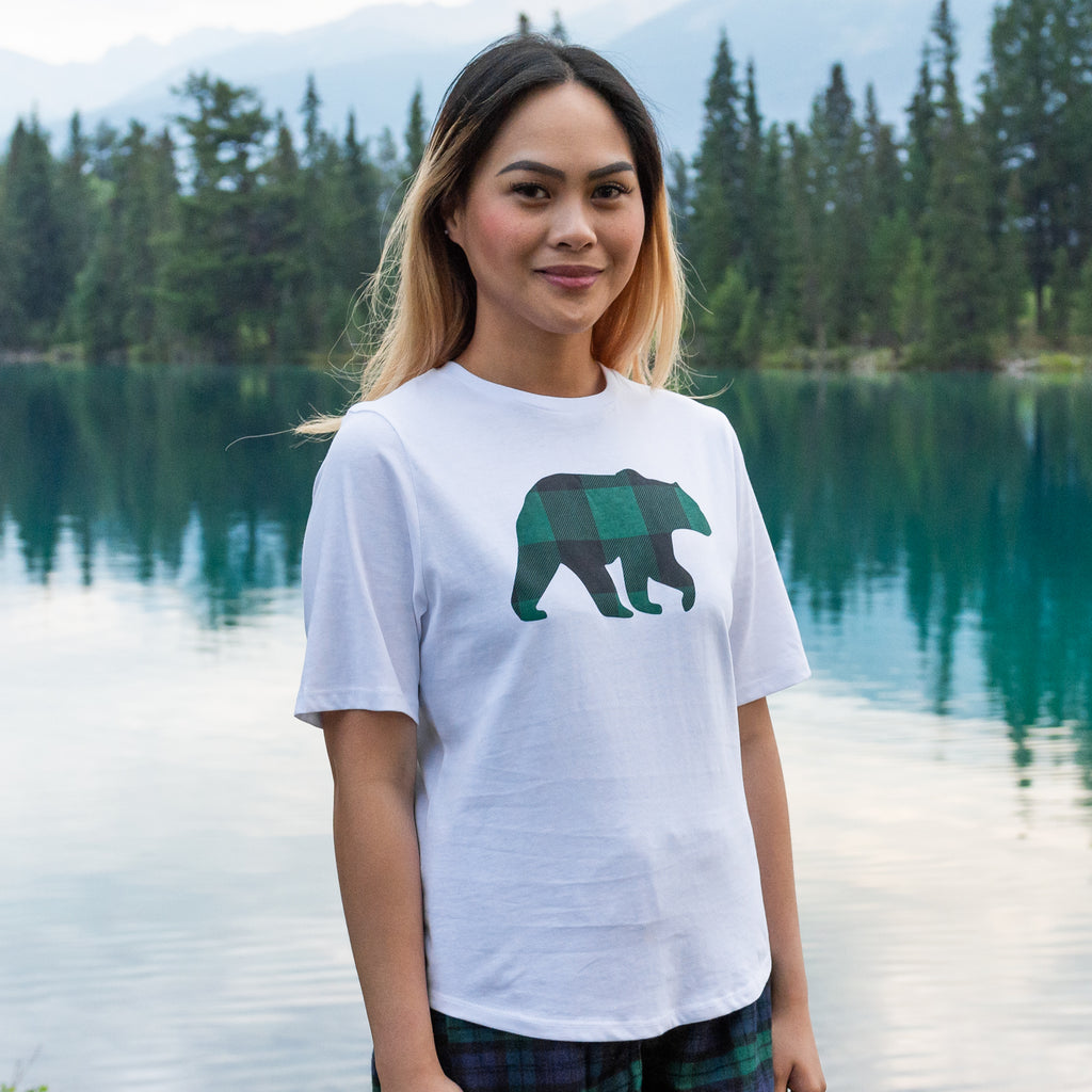 Ladies Green Bear T-Shirt