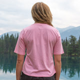 Ladies Petite Fit Pink Moose T-Shirt