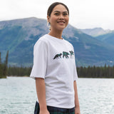 Ladies Green 3 Animal T-Shirt