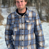 Gender neutral. Wear it as a jacket or wear it as a shirt, you decide!