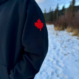 Full Zip Hoody In Black