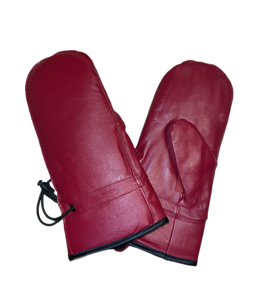 Leather Glitten Red