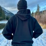 Full Zip Hoody In Black