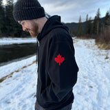 Full Zip Hoody In Black