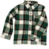 Babies Dress Gordon Tartan Long Sleeve Flannel Shirt