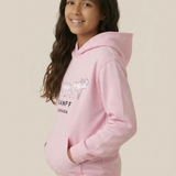 Kids Pink 3 Animals with Banff Hoodie