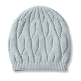 Mint Wool Cable Knit Hat