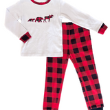 Kids White 2 Piece Pyjama Set