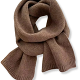 Knit Scarf - Coffee