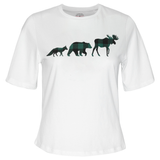 Ladies Green 3 Animal T-Shirt
